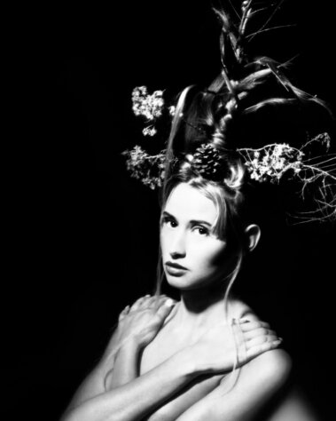 "Druantia Celtic Goddess" Fine art nude image by David Zane, The Goddess Project